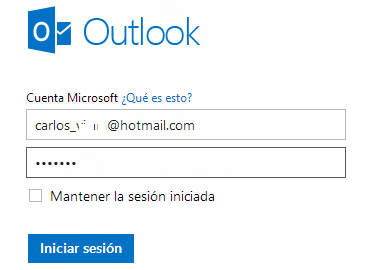 Inicia sesión en Outlook.com